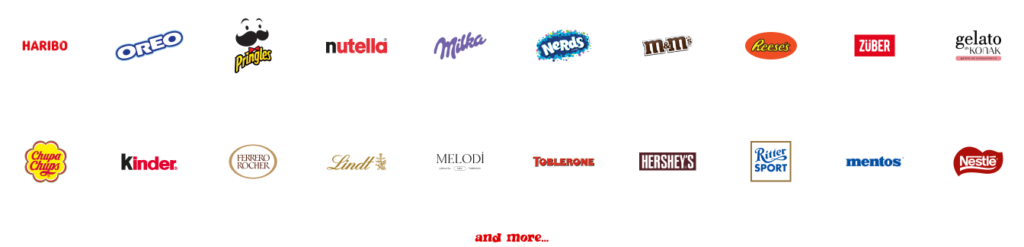 Markalı Tatlar – Haribo, Oreo, Nutella ve daha fazlası